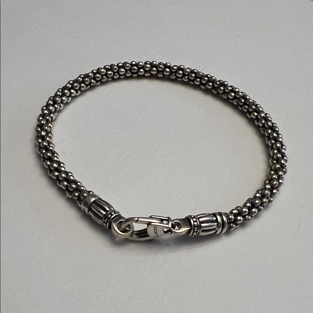 Vintage Lagos Caviar Bracelet Sterling Silver